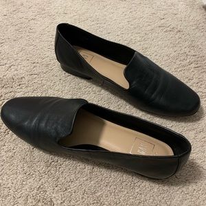 gap leather pointed loafers